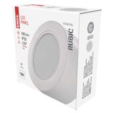 LED surface luminaire RUBIC, round, white, 9W, neutral white