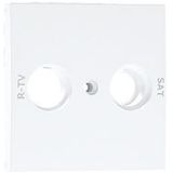 C.PLATE F/R TV-SAT SOCK MULTIBR 2 OUTP ICE