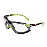 3M™ Solus™ 1000 Safety Glasses, Green/Black Frame, Scotchgard™ Anti-Fo
