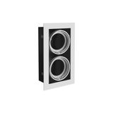 Ceiling luminaire housing PIREO, recessed, IP20, double, gray