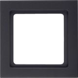 Frame 1gang Q.3 anthracite, velvety