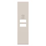 L.NOW - 2USB CHARGER COVER 1M SAND