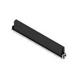 PCB plug-in connector, female header, SMD solder connection, Pitch in mm (P): 1.27 mm, Number of poles: 80, 180°, Tape