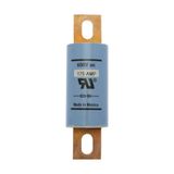 Eaton Bussmann series Tron KAC high speed fuse, 200A, 200 kAIC, Non Indicating, High speed fuse, Blade end X blade end, Stud