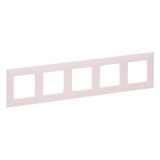 5-GANG PLATE OLD PINK