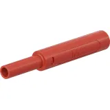 4 mm socket, screw connection, 2.5 mm², mounting Ø 9.6 mm, CAT II/CAT III, red, 66.2054-22