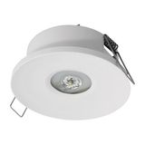 AXP universal optic 1W LED   130 lm BASIC IP20 3h battery non-maintained  white