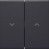 Rocker 2-gang Jalousie switch, gb