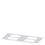 Floor plate for module inserts IP54, D: 400mm W: 800mm