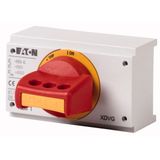NZM2-XDVGR Rotary handle, toggle, red, lockable, size 2