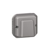 PLEXO CABLE OUTLET WITH CABLE GRIP - GREY - SURFACE