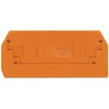 End and intermediate plate 2.5 mm thick orange