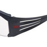 3M™ SecureFit™ Safety Glasses, Grey frame, Scotchgard™ Anti-Fog, Clear