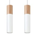 HANGING LAMP PABLO 2 WHITE GU10 2X40W IP20