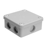 K85, bakelite junction box, colour-grey, IP54, 500V, 7 entrances