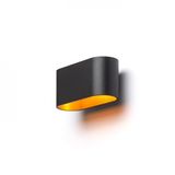 MARIO matte black/gold 230V LED G9 5W