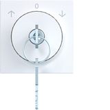 Centr.pl. key block, magnifying, related key A.x/C.x white matte
