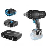 CORDLESS BRUSHLESS IMPACT WRENCH 600 Nm 18V+ BATTERY PACK 4.0 18V + CHARGER 4A 18V + BMC