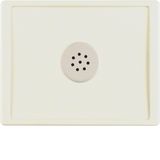 Centre plate microphone for interface unit, arsys, white glossy