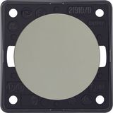 p-b, NO contact, screw terms, Integro - Design Flow/Pure, stain steel 