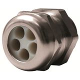 Cable Gland Multi-Holed close Nickel Plated Brass PG29 Number passage 
