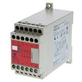 Safety relay unit, 3PST-NO (Category 4) 5 A, SPST-NC aux, 1 or 2 channel input G9SA6018B