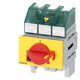 SENTRON, switch disconnector 3LD5 UL, EMERGENCY OFF switch, 3-pole, approved