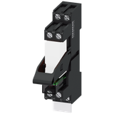 Plug-in relay complete unit 24 V DC, 1 CO, LED module red standard plug-in base
