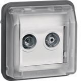 Radio/TV, terminal box, W.1, grey