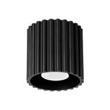 Ceiling lamp AURA 1 black GU10