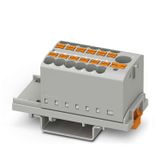 PTFIX 6/12X2,5-NS35 GY-EX - Distribution block