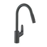 Focus M41 kitchen mixer 240 2jet, pull-out spout, matt black