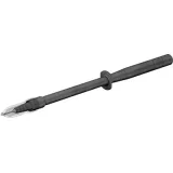 Test probe, socket 4 mm, rigid, 1 kV, black, 24.0238-21