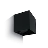 BLACK WALL 2x3W WW IP54 DARK LIGHT 100-240V