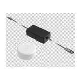 On-off wireless touch switch white (additional remote control encoding)
