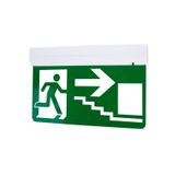 PANLUX LED luminaire EUROPA COMPLETE stairs down 2W 60lm 6000K 3h emergency IP20