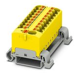 PTFIX 10/18X4-NS35A YE - Distribution block