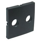 C.PLAT F/SCREW TERM LOUDSPEAKER SOCKET GRAY