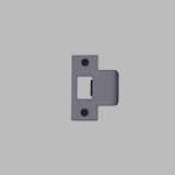 STRIKE PLATE KIT / T SHAPED / 54 MM DOOR / GUN METAL