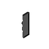48V H-TRACK ENDCAP 2 PCS BLACK