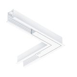 SUP2 TRACK U SF ELEC CON-H 48V 90° WH - Angle connector 90° (electric)