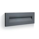 ANTHRACITE WALL RECESSED LED 8,5w WW IP65 100-240V