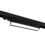 BLACK 40W CW TRACK LIGHT ADJUSTABLE 230V