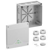 Junction box, Type of protection IP55/IP66, max. 16², Impact strength IK07, Protection class II, Ui 1000V AC, Ui 1000V DC, DLG, VDE, Halogen free