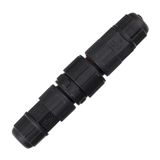 Connector - plug + socket, IP67, soldering, M16, 4-pin