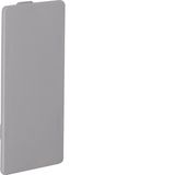 End cap made of PVC for slotted panel trunking LKG 75x100mm stone grey