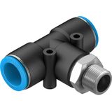 QST-3/8-16 Push-in T-fitting
