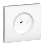 COV PLAT F/SINGLE PHASE SOCKET WHITE