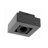 Ceiling fixture ASTER, AC220-240V, 50/60 Hz, GU10, max.20W , IP20, aluminum, single, black
