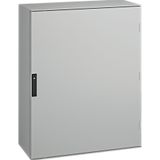 wall-mounting encl. polyester monobloc IP66 H1056xW852xD350mm+bakelite m.plate